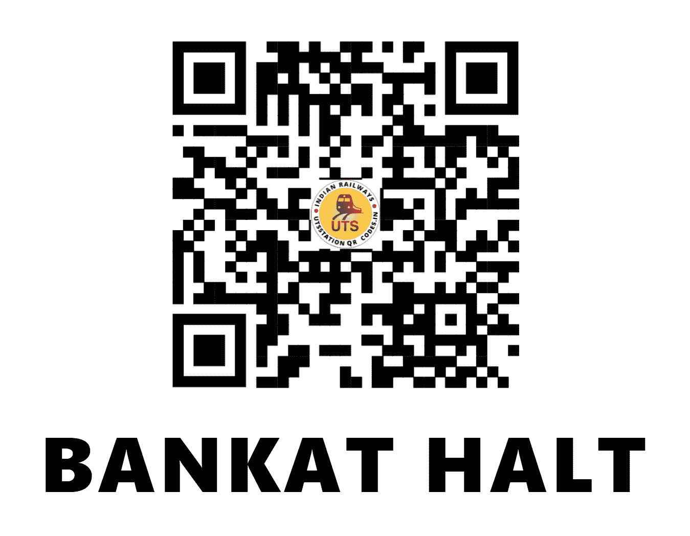 UTS QR Code for BANKAT HALT - BNKT - NR (UTTAR PRADESH)